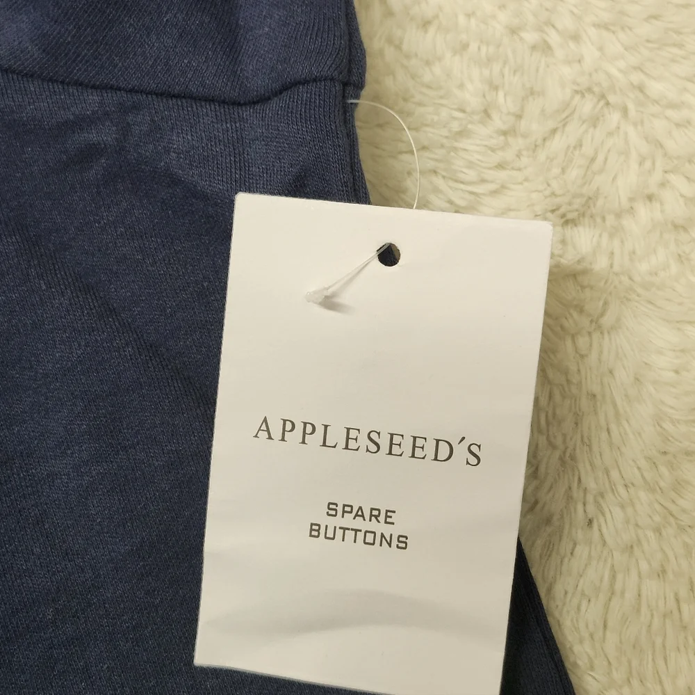 Appleseed's Women’s 3/4 Sleeve Collared Polo Top Petite Sz PXL Blue 100% Cotton - Picture 6 of 12